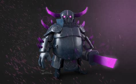 Artstation Pekka Clash Of Clans Fan Art Sasawat Intakul Rb Clash Of Clans Clash Royale Y