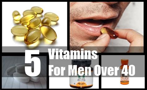 5 Vitamins For Men Over 40 Men Over 40 Best Multivitamin For Men Men S Vitamins