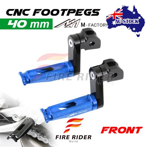 For Kawasaki Ninja 250R 08 12 11 10 CNC Front Foot Pegs SHINOBI 40mm