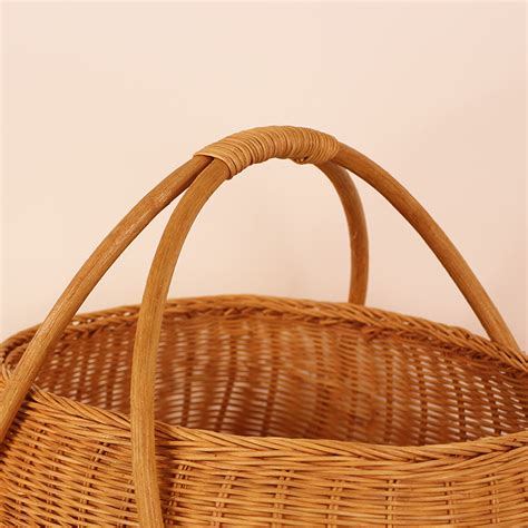 Rattan Piknik Sepeti Retrodekor Tr