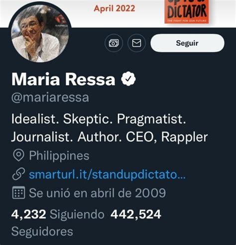 Está en la opción de enviarle propinas de Twitter a Maria Ressa