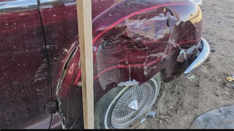 Arizona family's vintage car damaged in police chase in Eloy | 12news.com