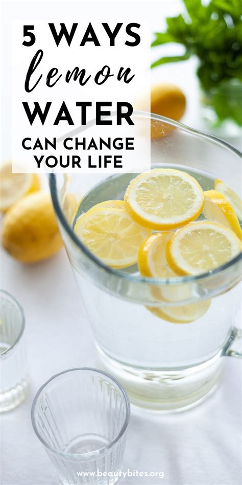 Lemon water benefits - vseraanimation