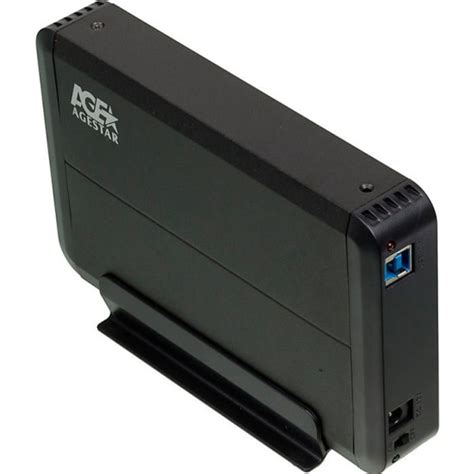 Внешний корпус для HDD 3.5' AgeStar 3UB3O8 пластик/алюминий черный ...