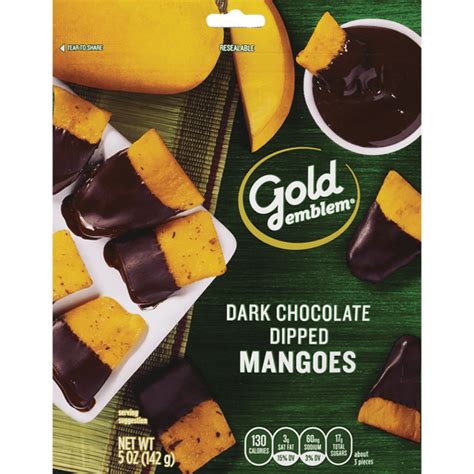 Cvs Gold Emblem Dark Chocolate Dipped Mangoes Oz Delivery Or Pickup