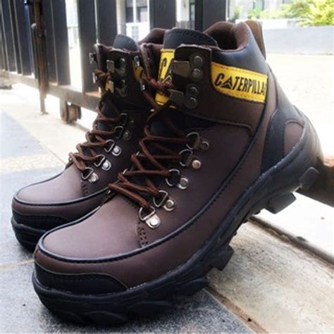 Jual Promo Bulan Ini Sepatu Safety Pria Boots Caterpillar Argon Hitam