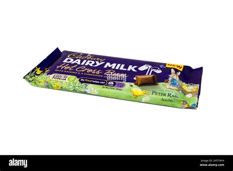 Cadbury Dairy Milk Hot Cross Bun Chocolate Bar Stock Photo Alamy
