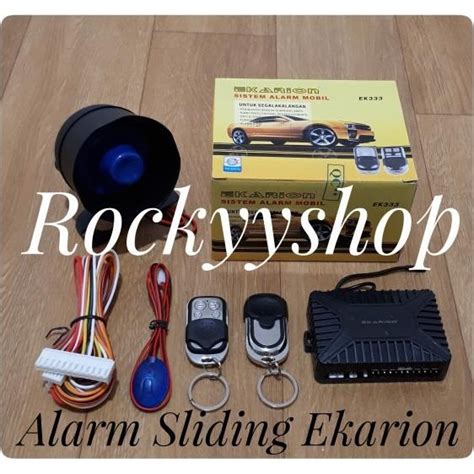 Jual Paket Alarm Mobil Kunci Sliding Central Lock Pintu Komplit