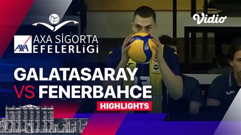 Galatasaray Hdi Sigorta Vs Fenerbahce Parolapara Highlights Men S