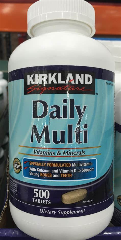 Kirkland Daily Multi Vitamins And Minerals Harvey Costco