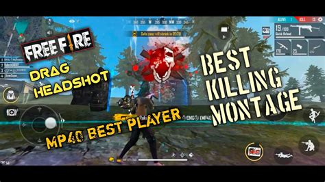 Free Fire Ranked Kills Montage Drag Head Shots Mp Best Player