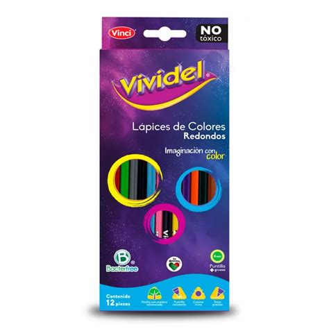 Colores Vividel Mm C Atado De Pzas Super Papelera