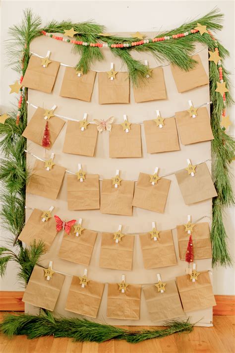 DIY Paper Bag Advent Calendar - The Mama Notes