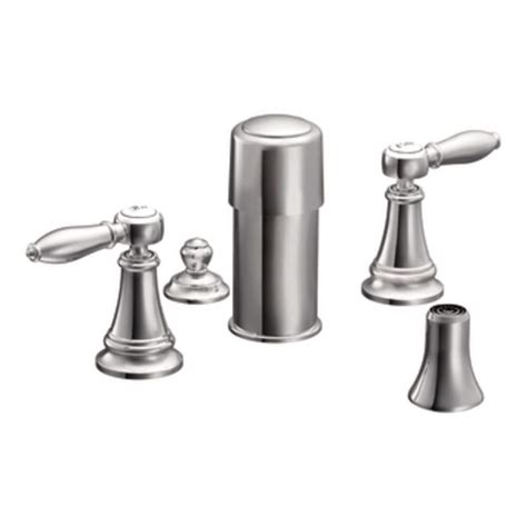 Moen Weymouth 2 Handle Bidet Faucet In Chrome The Home Depot Canada