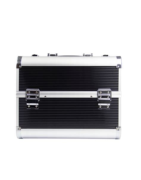 Aluminium Koffer Zwart Beauty Case Make Up Koffer Showroom