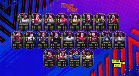 Kulusevski Fifa 21 Future Stars Future Stars Squad For Fifa 19