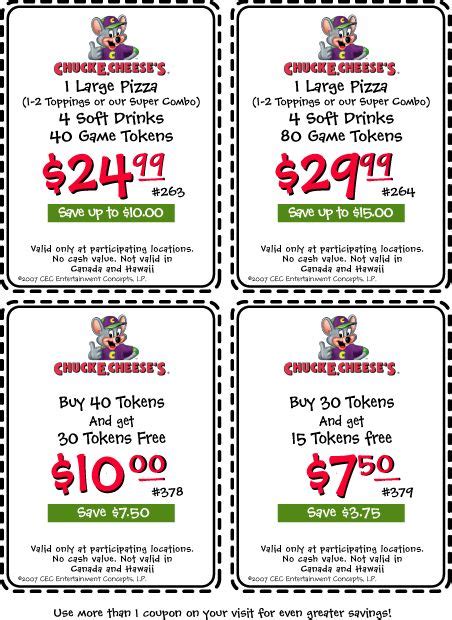 Free Printable Coupons For Chuck E Cheese Tokens FREE PRINTABLE TEMPLATES