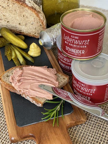 Delikatess Leberwurst Mit Kalbfleisch Metzgerei Schneider Premium