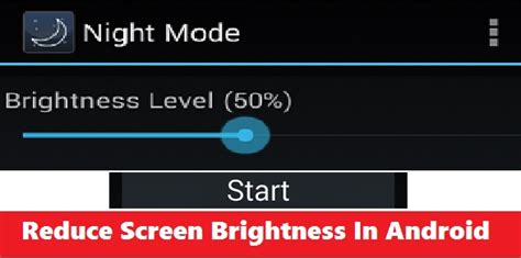 How To Reduce Screen Brightness In Android With Pictures