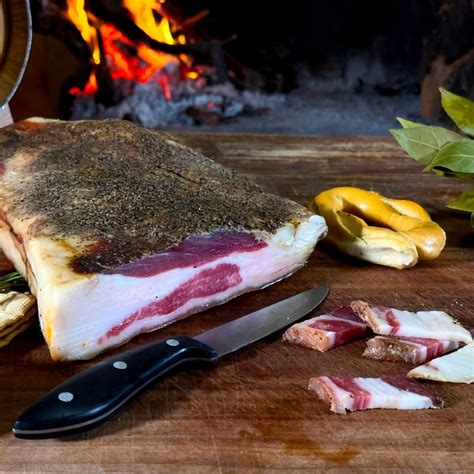 Guanciale Di Suino Nero Di Calabria Shop Fattorie Aperte In Sila