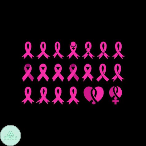 Pink Cancer Ribbon svg, Awareness Ribbon svg bundle, Breast - Inspire ...