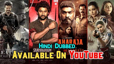 Top New Blockbuster South Hindi Dubbed Movies Available On Youtube