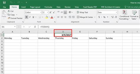 Insert Calendar In Excel