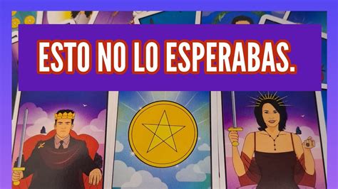 Esto No Te Lo Esperabas Despu S De Tanto Tiempo Mor G Tarot