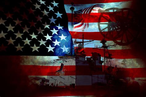 American Flag Army Wallpaper