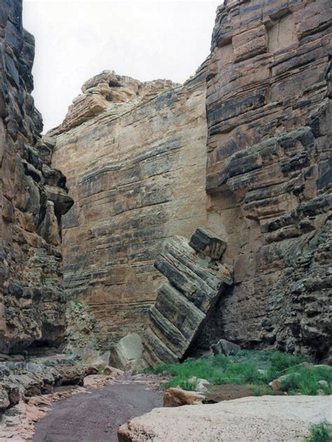 Fallen Rock In The Canyon Jackass Creek Arizona