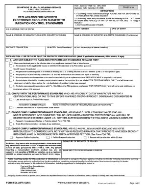 Fda Form Fill Online Printable Fillable Blank Pdffiller