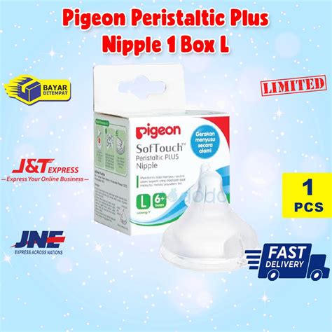 Jual Pigeon Peristaltic Plus Nipple Box L Nipple Dot Bayi Shopee