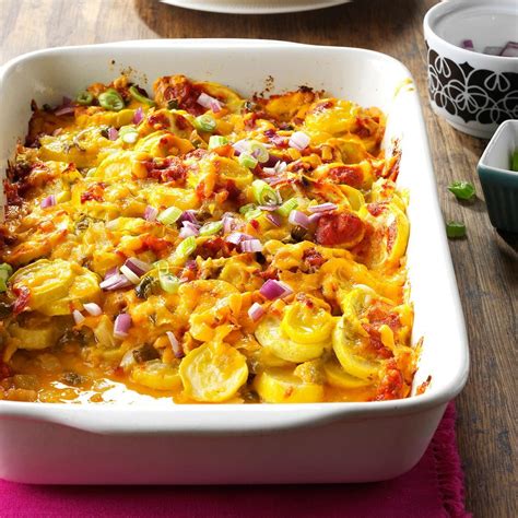 Tex Mex Summer Squash Casserole Recipe Taste Of Home