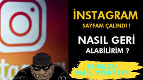 ÇALINAN İNSTAGRAM HESABINI KURTARMA KURUCU MAİL YÖNTEMİ SON ÇARE YouTube