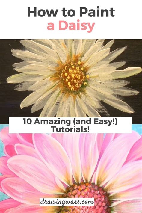 How To Paint A Daisy Amazing And Easy Tutorials Artofit