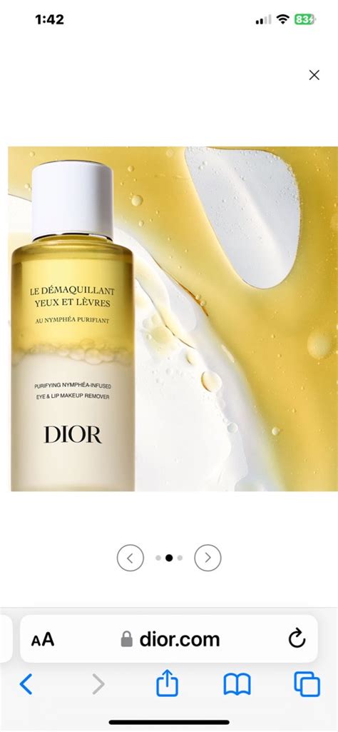 Dior Eye And Lip Make Up Remover Beauty Personal Care Face Makeup