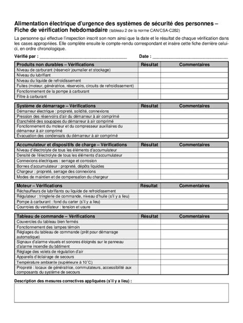 Fillable Online Alimentation Lectrique D Urgence Des Systmes De Scurit