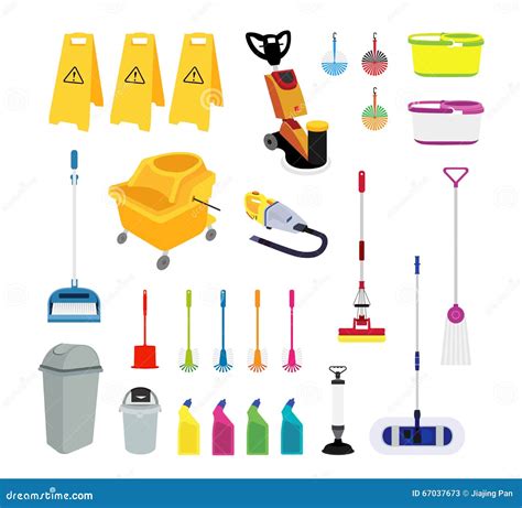 Clean Tools Stock Illustration Illustration Of Kinds 67037673