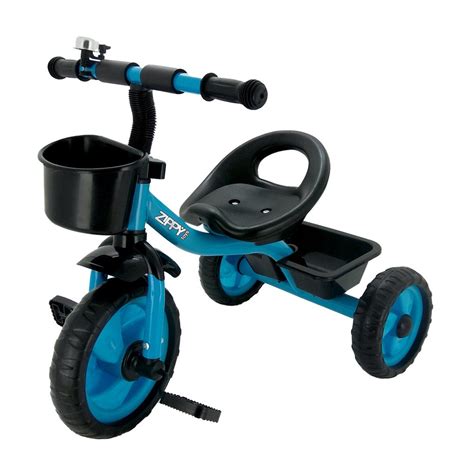 Triciclo Menino Infantil Azul Velotrol Motoquinha Buzina No Shoptime