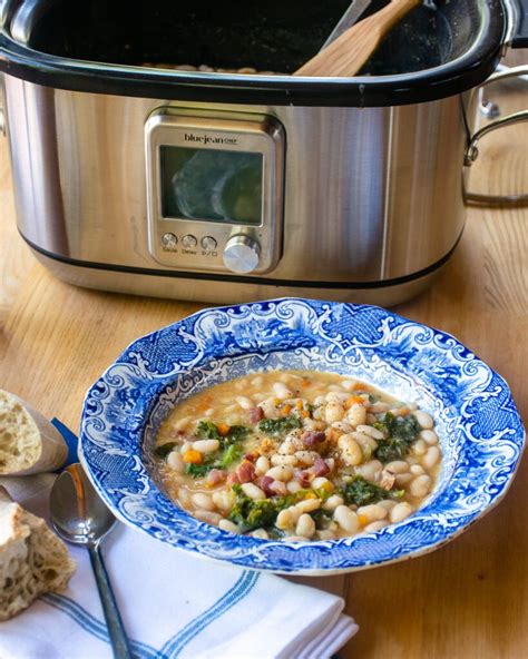 Slow Cooker Creamy White Beans Blue Jean Chef Meredith Laurence