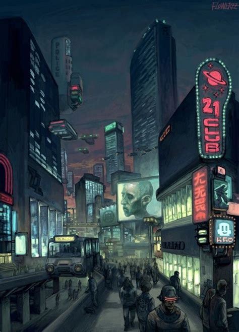 Neocity Night Adjust By FLOWERZZXU On DeviantART Cyberpunk City