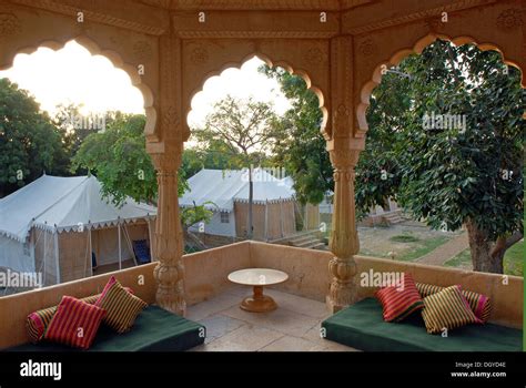 Sitting Area In The Royal Jodhpur Camp In Mool Sagar Heritage Hotel