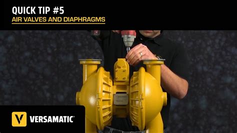 Quick Tip 05 Versamatic Pumps Air Valves And Diaphragms Youtube