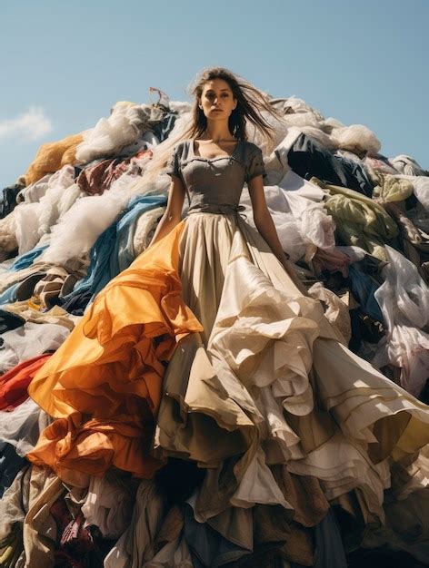 Premium AI Image Fast Fashion Environmental Impact