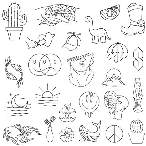tattoo outline stencils  skull tattoo stencil stock illustrations