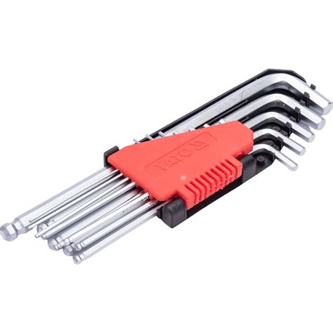 Набор торцовых ключей YATO CV 12 предметов HEX 1/16"-3/8" с шаром ...