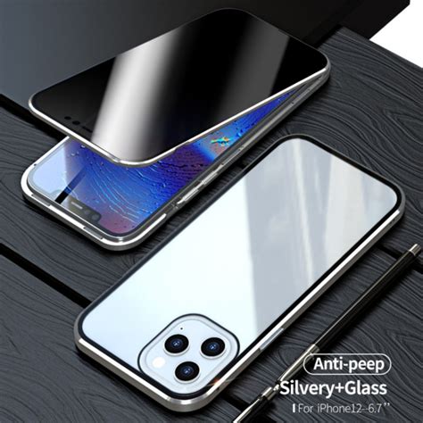 Jandel Anti Peeping 360°full Body Case Clear Double Sided Tempered