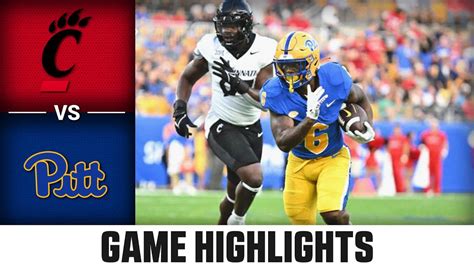 Cincinnati vs. Pitt Game Highlights | 2023 ACC Football - YouTube