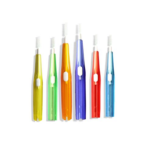 High Quality Orthodontic Dental Disposable Interdental Brush Push Pull