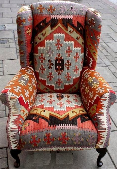 R3981 Wing Kilim Chair Southwestern Chairs Southwestern Decorating